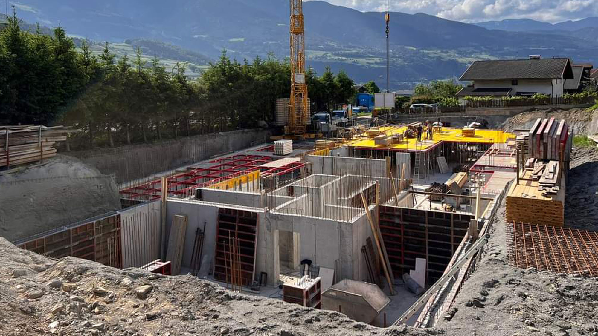 hochbau und baggerarbeiten firma südtirol